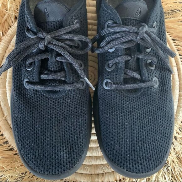 ALLBIRDS Men’s Tree Runners Black Sneakers Size 10 - Picture 4 of 14
